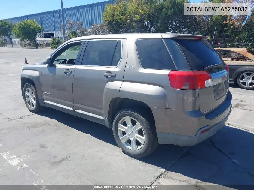 2010 GMC Terrain Sle-1 VIN: 2CTALBEW1A6255032 Lot: 40093834