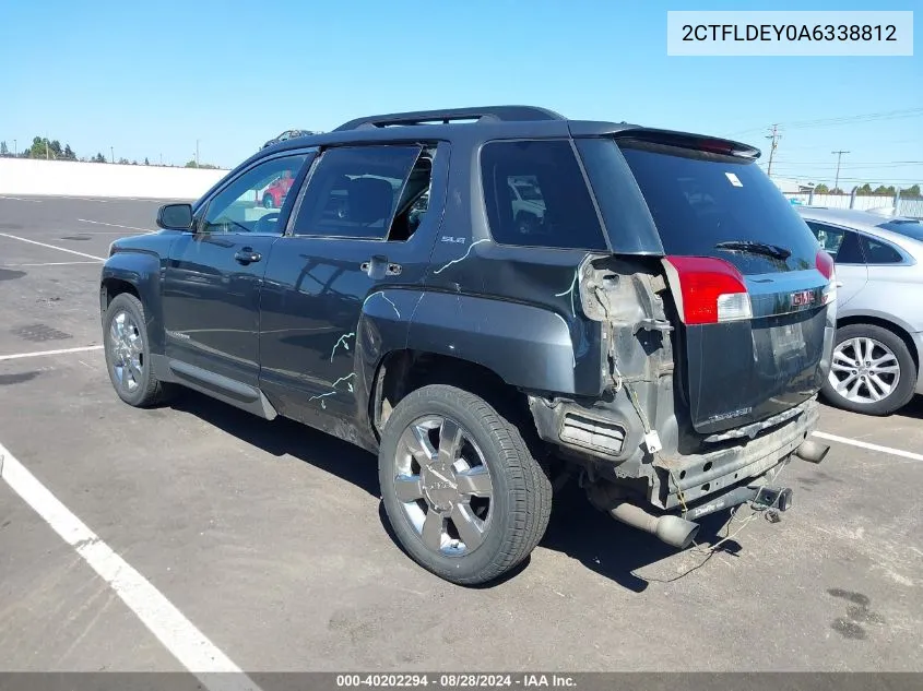 2010 GMC Terrain Sle-2 VIN: 2CTFLDEY0A6338812 Lot: 40202294