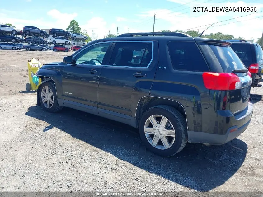 2010 GMC Terrain Sle-2 VIN: 2CTALDEW8A6416956 Lot: 40210142