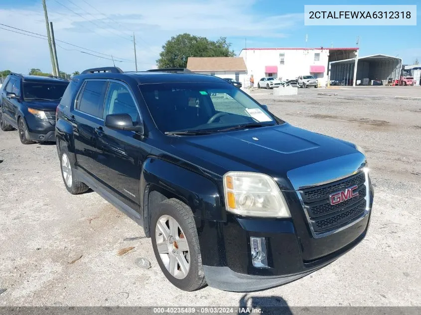 2010 GMC Terrain Slt-1 VIN: 2CTALFEWXA6312318 Lot: 40235489