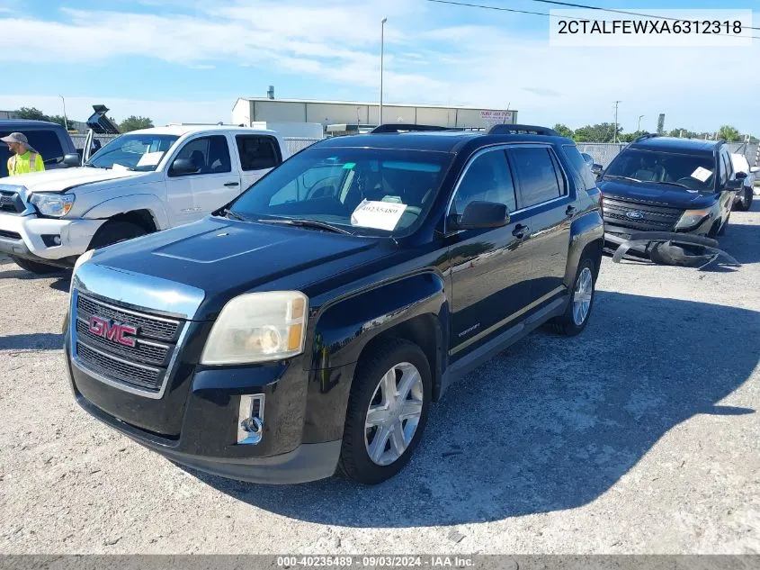 2010 GMC Terrain Slt-1 VIN: 2CTALFEWXA6312318 Lot: 40235489