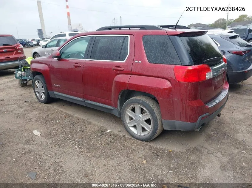 2010 GMC Terrain Sle-2 VIN: 2CTFLDEYXA6238426 Lot: 40267516