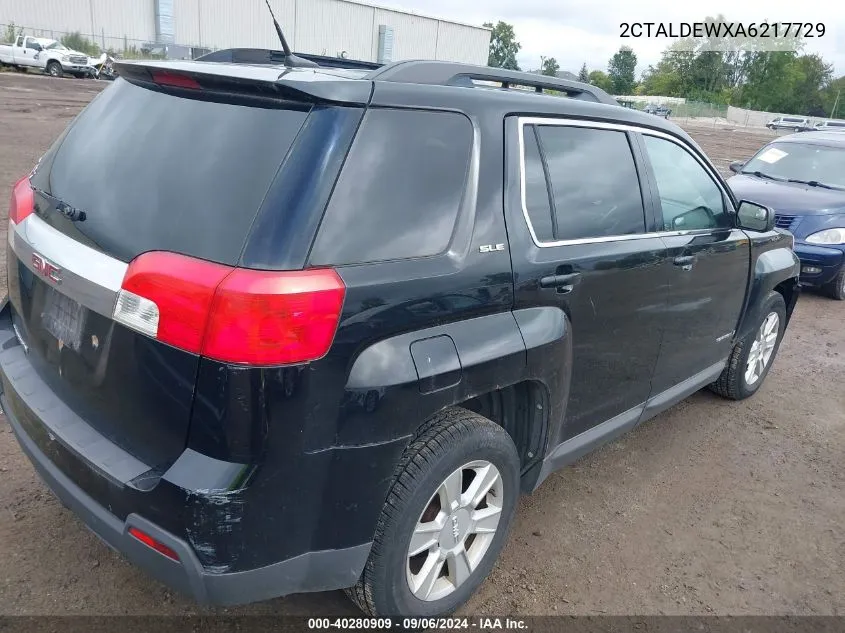 2010 GMC Terrain Sle-2 VIN: 2CTALDEWXA6217729 Lot: 40280909