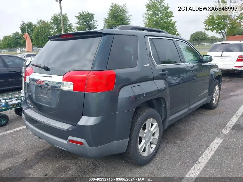 2010 GMC Terrain Sle-2 VIN: 2CTALDEWXA6348997 Lot: 40292715