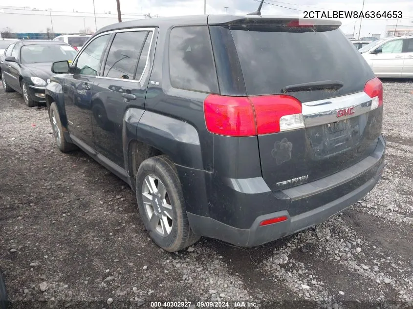 2010 GMC Terrain Sle-1 VIN: 2CTALBEW8A6364653 Lot: 40302927