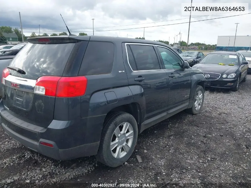 2010 GMC Terrain Sle-1 VIN: 2CTALBEW8A6364653 Lot: 40302927