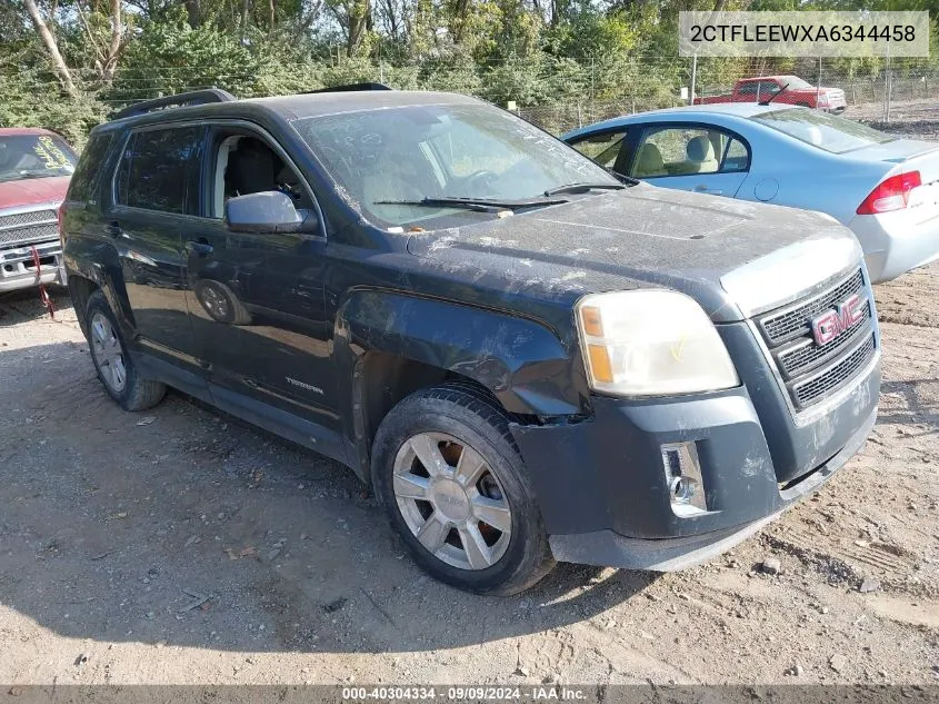 2010 GMC Terrain Sle-2 VIN: 2CTFLEEWXA6344458 Lot: 40304334