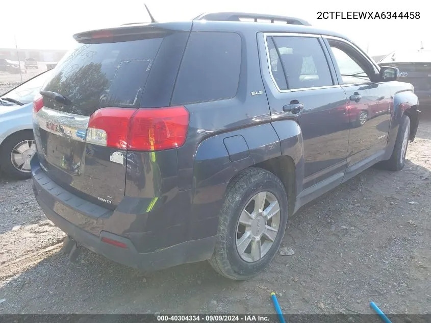 2CTFLEEWXA6344458 2010 GMC Terrain Sle-2