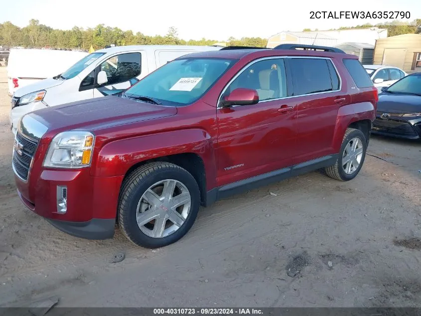 2010 GMC Terrain Slt VIN: 2CTALFEW3A6352790 Lot: 40310723