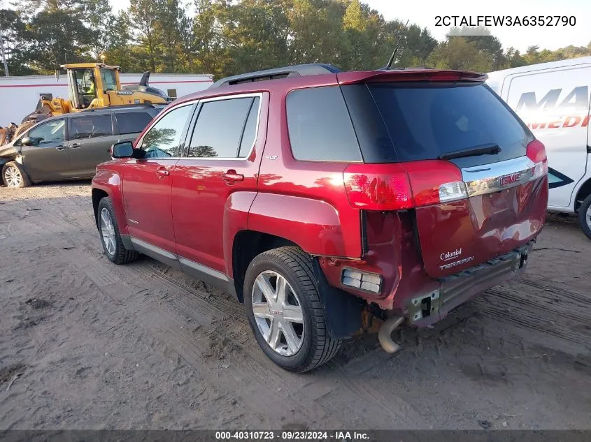 2010 GMC Terrain Slt VIN: 2CTALFEW3A6352790 Lot: 40310723