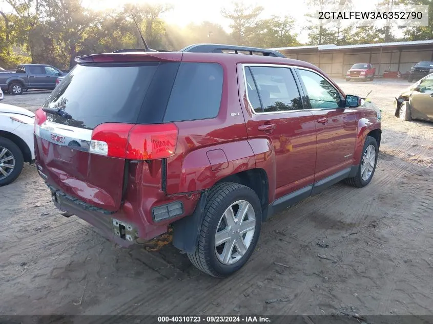 2010 GMC Terrain Slt VIN: 2CTALFEW3A6352790 Lot: 40310723