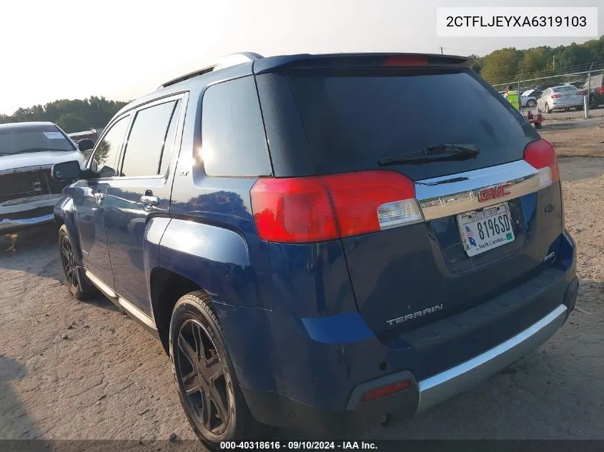 2010 GMC Terrain Slt-2 VIN: 2CTFLJEYXA6319103 Lot: 40318616