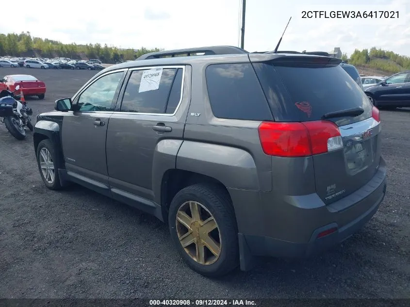 2010 GMC Terrain Slt-1 VIN: 2CTFLGEW3A6417021 Lot: 40320908