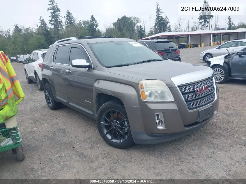 2010 GMC Terrain Slt VIN: 2CTFLJEW0A6247009 Lot: 40348358