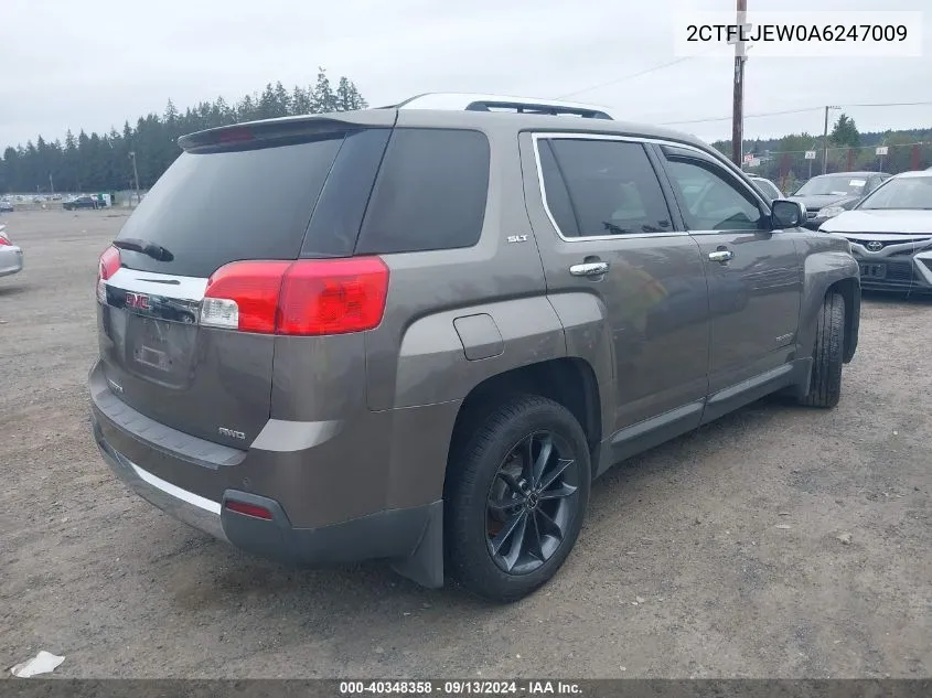 2CTFLJEW0A6247009 2010 GMC Terrain Slt