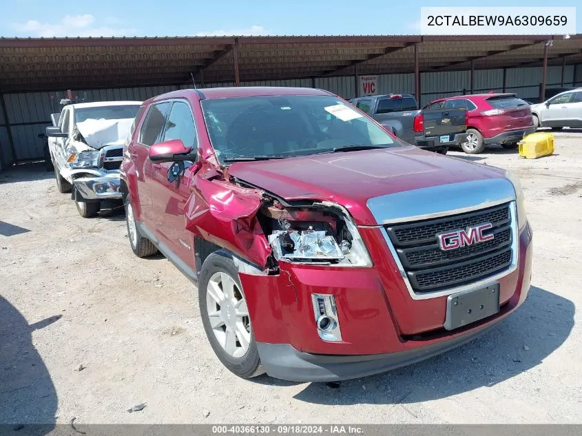 2010 GMC Terrain Sle-1 VIN: 2CTALBEW9A6309659 Lot: 40366130