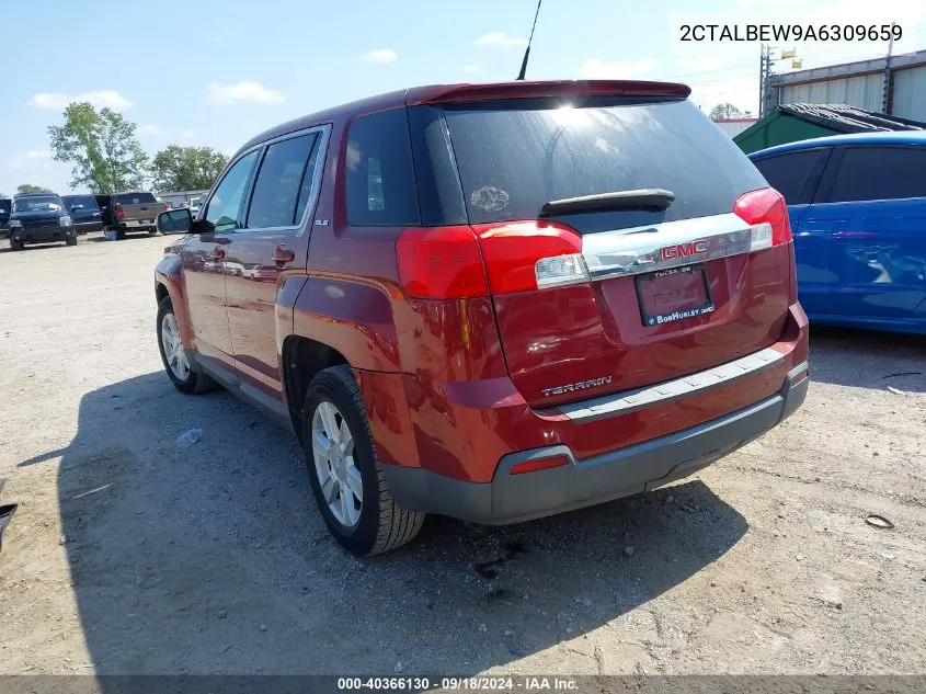 2010 GMC Terrain Sle-1 VIN: 2CTALBEW9A6309659 Lot: 40366130