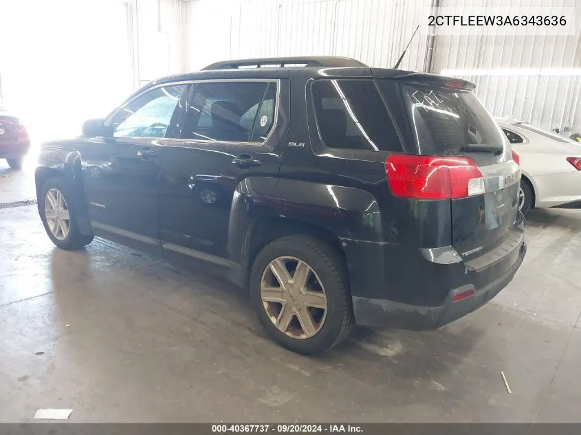 2010 GMC Terrain Sle-2 VIN: 2CTFLEEW3A6343636 Lot: 40367737