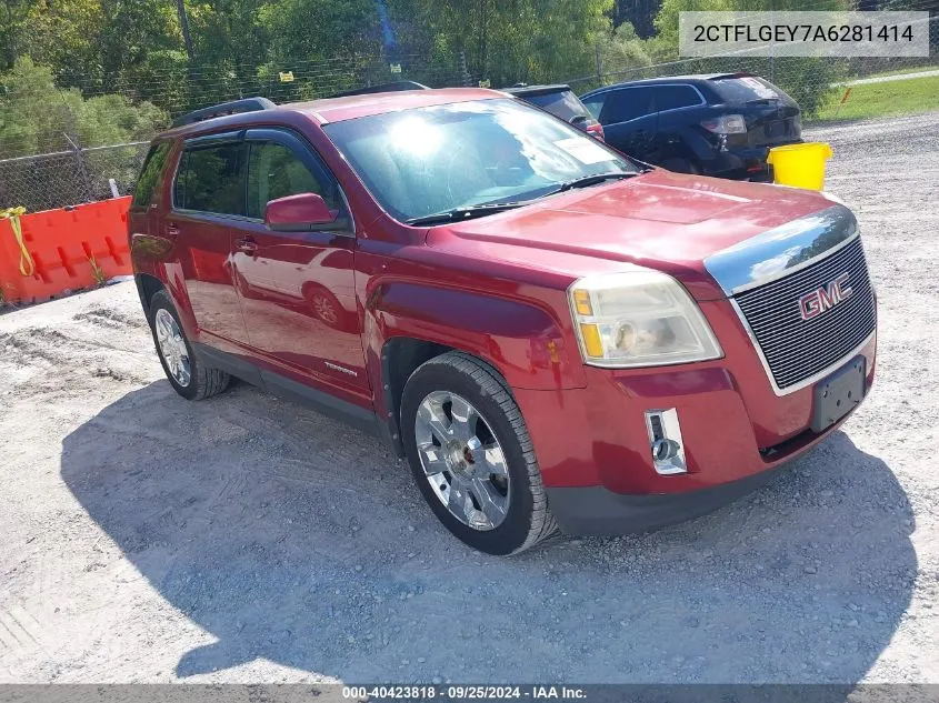 2010 GMC Terrain Slt-1 VIN: 2CTFLGEY7A6281414 Lot: 40423818