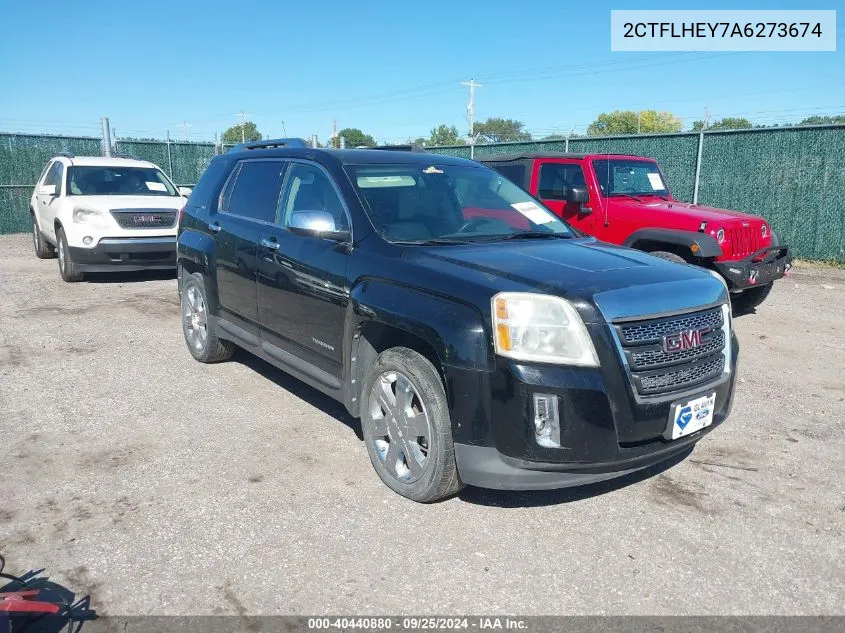 2010 GMC Terrain Slt-2 VIN: 2CTFLHEY7A6273674 Lot: 40440880