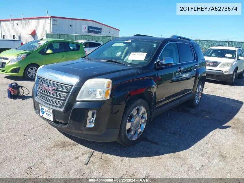 2010 GMC Terrain Slt-2 VIN: 2CTFLHEY7A6273674 Lot: 40440880