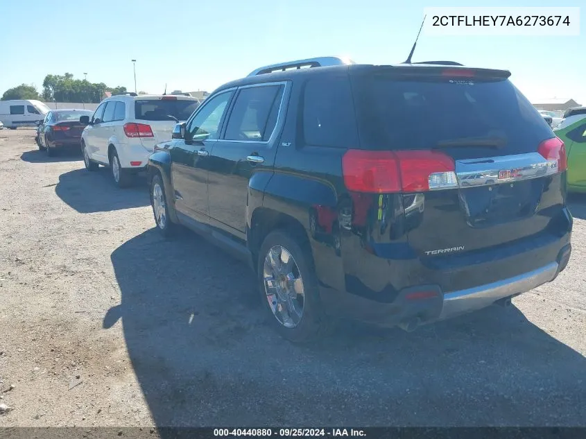 2010 GMC Terrain Slt-2 VIN: 2CTFLHEY7A6273674 Lot: 40440880