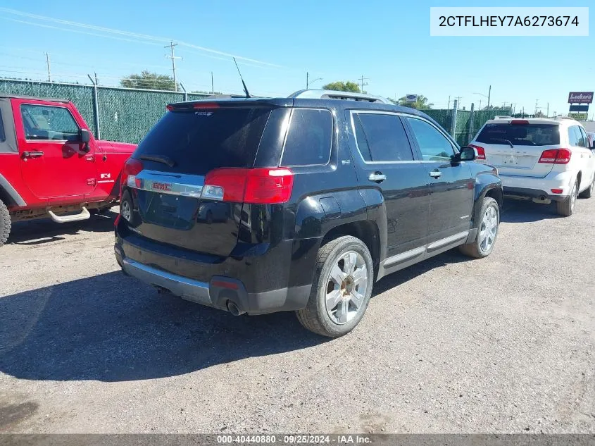 2010 GMC Terrain Slt-2 VIN: 2CTFLHEY7A6273674 Lot: 40440880