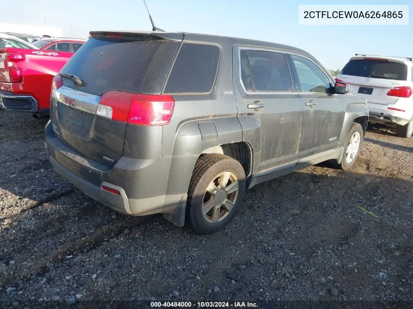 2010 GMC Terrain Sle-1 VIN: 2CTFLCEW0A6264865 Lot: 40484000