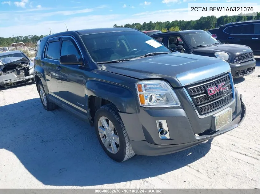 2010 GMC Terrain Sle-1 VIN: 2CTALBEW1A6321076 Lot: 40532670