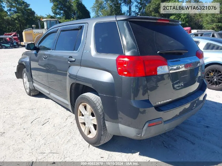 2010 GMC Terrain Sle-1 VIN: 2CTALBEW1A6321076 Lot: 40532670