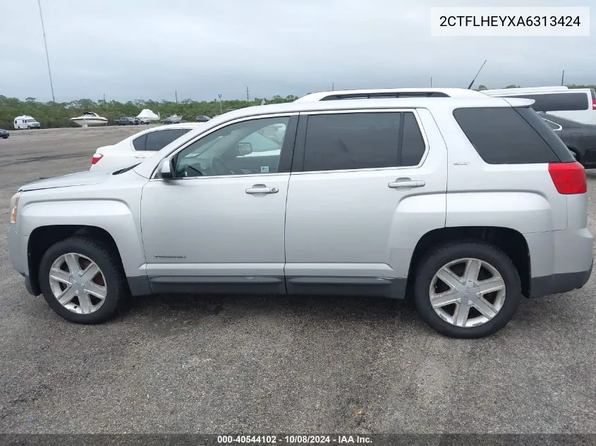 2010 GMC Terrain Slt-2 VIN: 2CTFLHEYXA6313424 Lot: 40544102