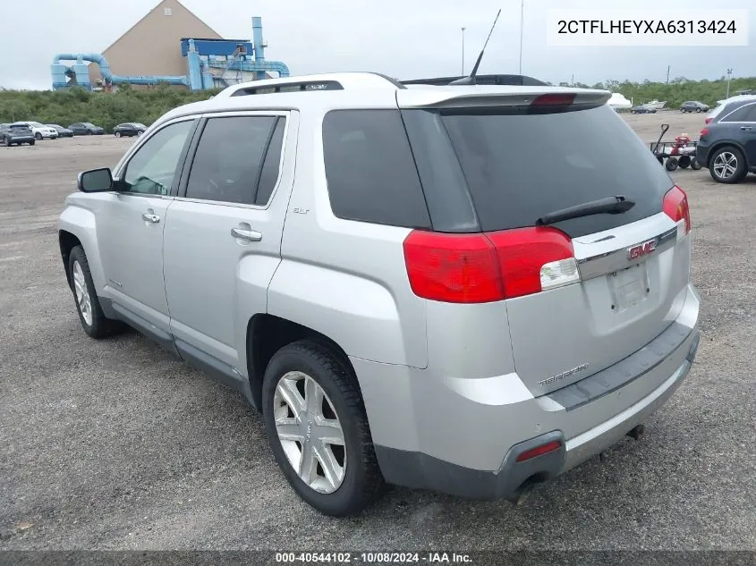 2010 GMC Terrain Slt-2 VIN: 2CTFLHEYXA6313424 Lot: 40544102