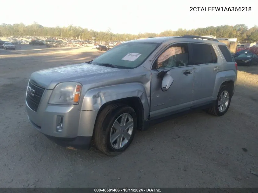 2010 GMC Terrain Slt-1 VIN: 2CTALFEW1A6366218 Lot: 40581486