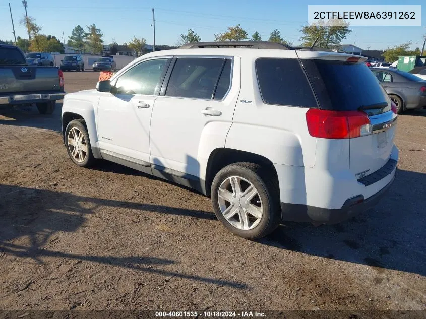 2010 GMC Terrain Sle-2 VIN: 2CTFLEEW8A6391262 Lot: 40601535