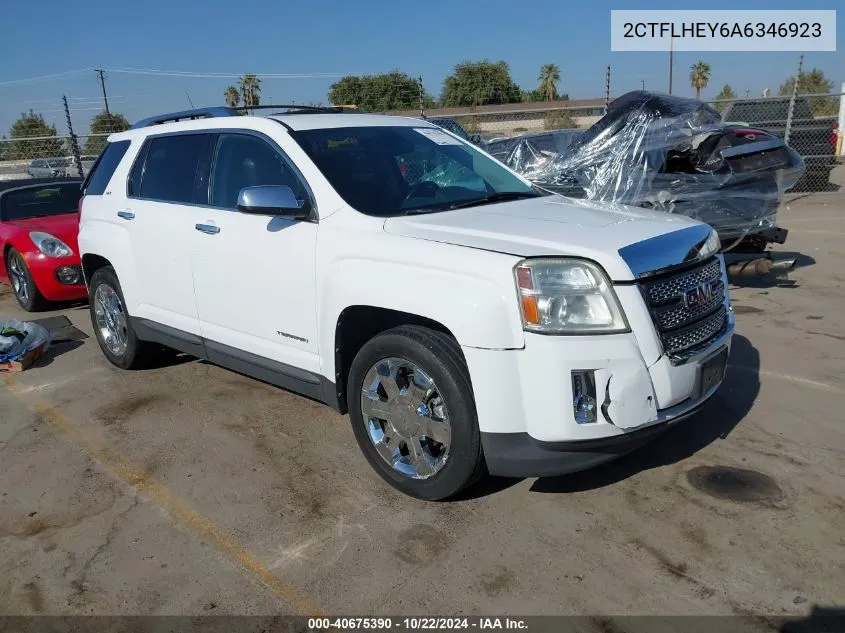 2010 GMC Terrain Slt-2 VIN: 2CTFLHEY6A6346923 Lot: 40675390