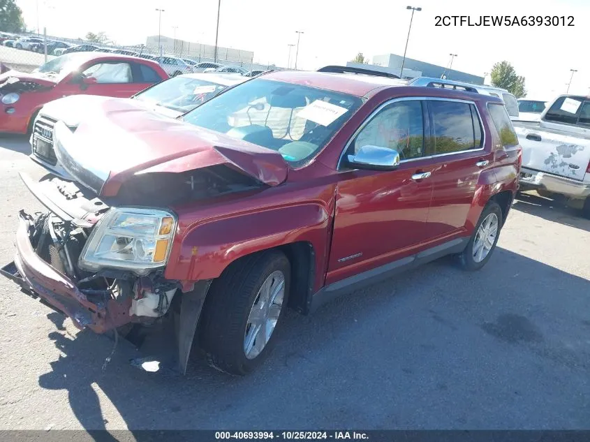 2010 GMC Terrain Slt-2 VIN: 2CTFLJEW5A6393012 Lot: 40693994