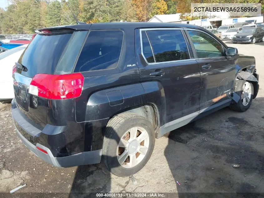 2CTALBEW3A6258966 2010 GMC Terrain Sle-1