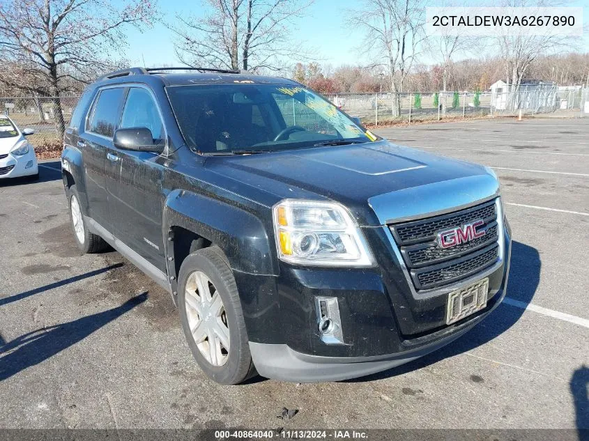 2010 GMC Terrain Sle-2 VIN: 2CTALDEW3A6267890 Lot: 40864040