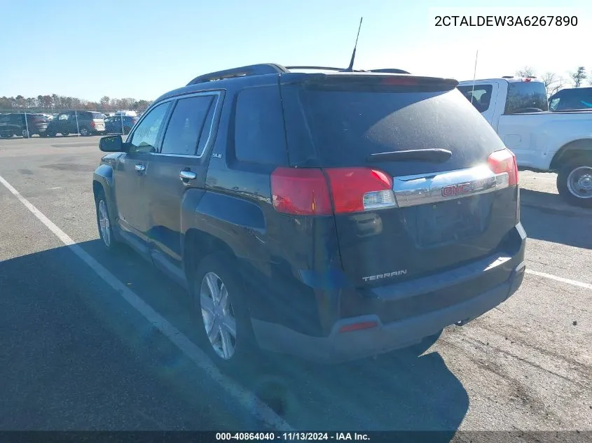 2010 GMC Terrain Sle-2 VIN: 2CTALDEW3A6267890 Lot: 40864040