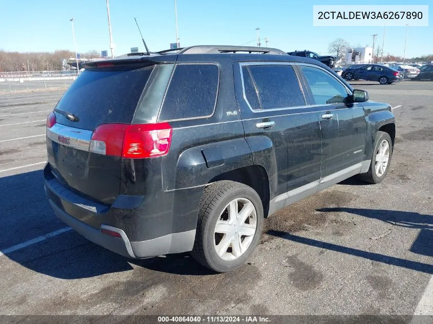 2010 GMC Terrain Sle-2 VIN: 2CTALDEW3A6267890 Lot: 40864040