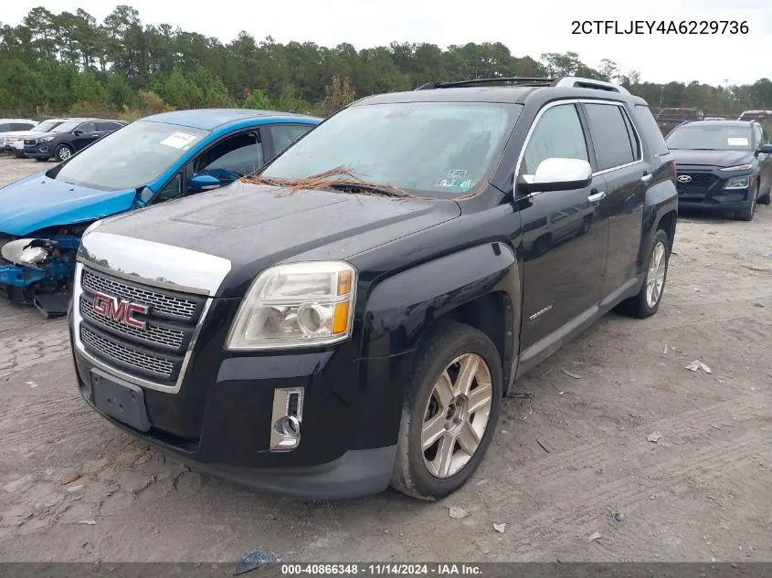 2010 GMC Terrain Slt-2 VIN: 2CTFLJEY4A6229736 Lot: 40866348