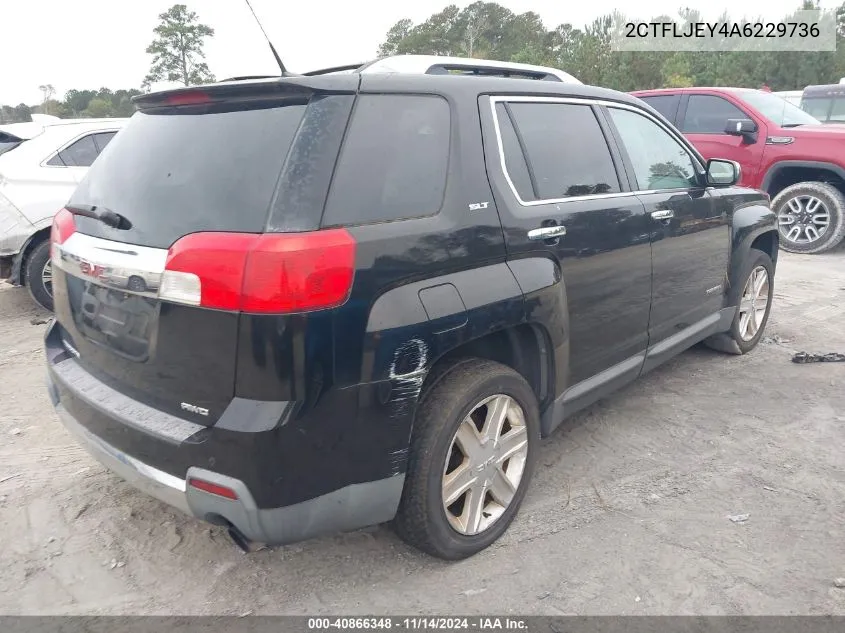 2010 GMC Terrain Slt-2 VIN: 2CTFLJEY4A6229736 Lot: 40866348