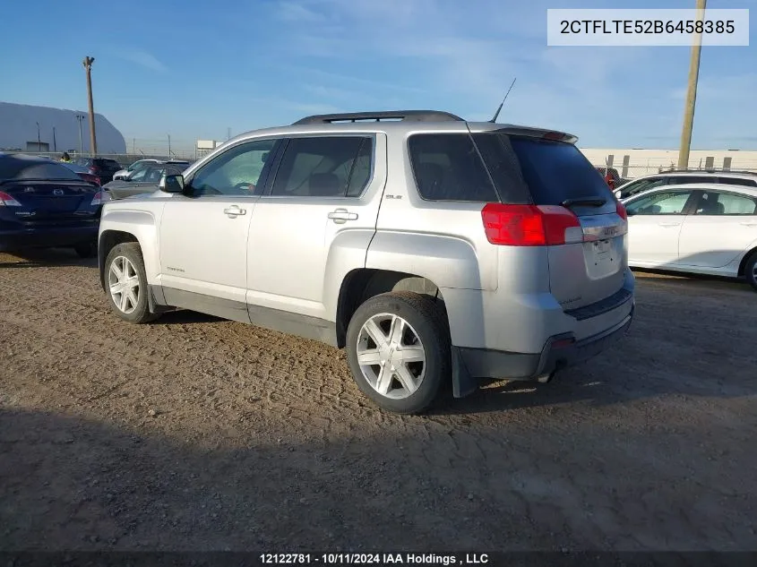 2011 GMC Terrain VIN: 2CTFLTE52B6458385 Lot: 12122781