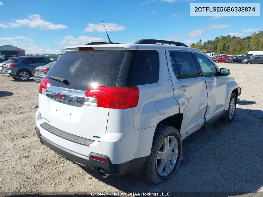 2011 GMC Terrain Sle VIN: 2CTFLSE56B6338874 Lot: 12124477