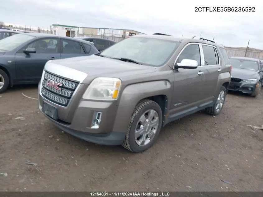 2011 GMC Terrain VIN: 2CTFLXE55B6236592 Lot: 12154031