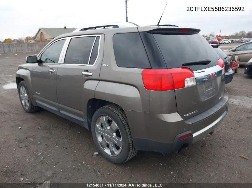 2011 GMC Terrain VIN: 2CTFLXE55B6236592 Lot: 12154031