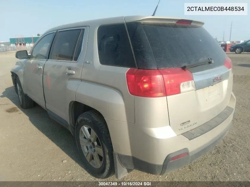 2CTALMEC0B448534 2011 GMC Terrain Sle