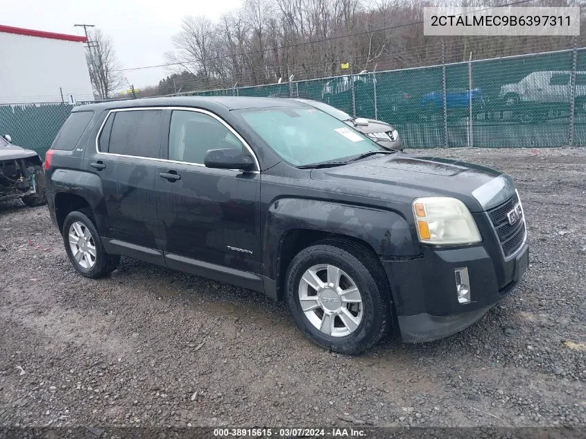 2011 GMC Terrain Sle-1 VIN: 2CTALMEC9B6397311 Lot: 38915615