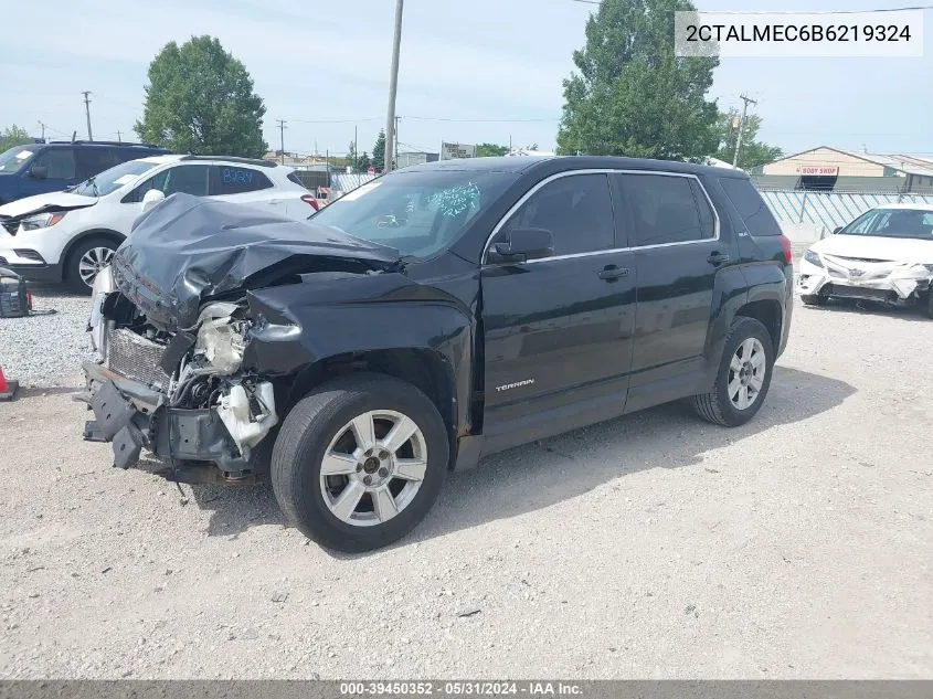 2011 GMC Terrain Sle-1 VIN: 2CTALMEC6B6219324 Lot: 39450352