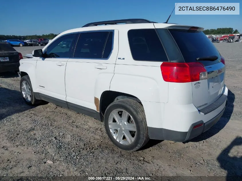 2011 GMC Terrain Sle-2 VIN: 2CTALSEC8B6476490 Lot: 39517221